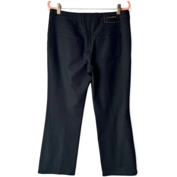 Escada Black Straight High Rise Jeans - Picture 2 of 7